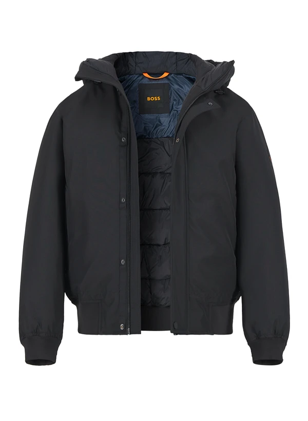 BOSS Orange, Blouson Osis, Mikrofaser Wattiert, Schwarz 3 BOSS Orange, Blouson Osis, Mikrofaser Wattiert, Schwarz