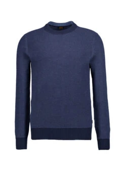 BOSS Orange, Pullover Klapok, Baumwolle-Kapok, Dunkelblau Meliert