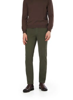 Mason's, Chino Torino, Slim Fit, Baumwolle, Oliv