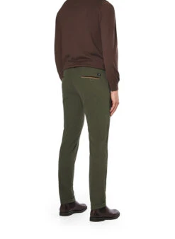 Mason's, Chino Torino, Slim Fit, Baumwolle, Oliv 8 Mason's, Chino Torino, Slim Fit, Baumwolle, Oliv -Herrenausstatter Geschaft 452164 norm2