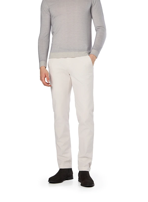 Mason's, Chino Torino, Slim Fit, Baumwolle, Ecru 3 Mason's, Chino Torino, Slim Fit, Baumwolle, Ecru