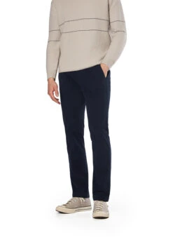Mason's, Chino Torino, Slim Fit, Baumwolle, Dunkelblau