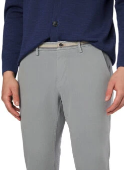 Mason's, Chino Torino, Slim Fit, Baumwolle, Grau -Herrenausstatter Geschaft 452180 norm3