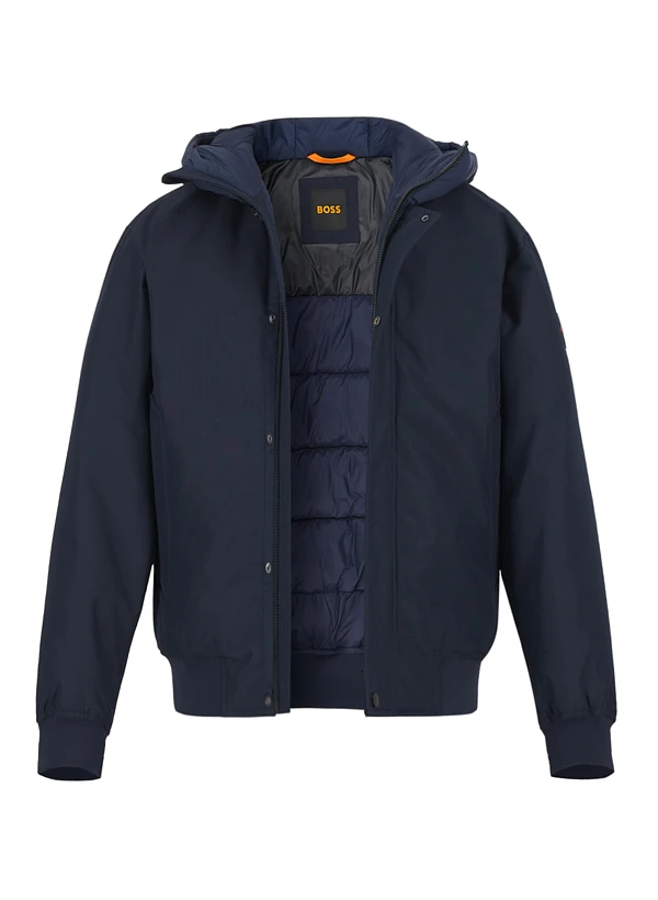 BOSS Orange, Blouson Osis, Mikrofaser Wattiert, Dunkelblau 3 BOSS Orange, Blouson Osis, Mikrofaser Wattiert, Dunkelblau