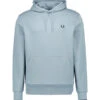 Fred Perry, Hoodie, Baumwolle, Graublau 1 Fred Perry, Hoodie, Baumwolle, Graublau -Herrenausstatter Geschaft 452238 norm