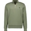 Fred Perry, Troyer, Baumwolle, Olivgrün -Herrenausstatter Geschaft 452240 norm