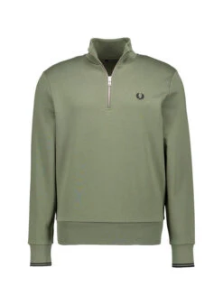 Fred Perry, Troyer, Baumwolle, Olivgrün
