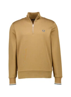 Fred Perry, Troyer, Baumwolle, Camel
