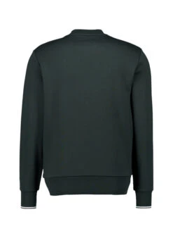 Fred Perry, Sweatshirt, Baumwolle, Olivgrün -Herrenausstatter Geschaft 452243 norm2
