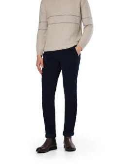 Mason's, Chino Torino, Slim Fit, Cord, Dunkelblau