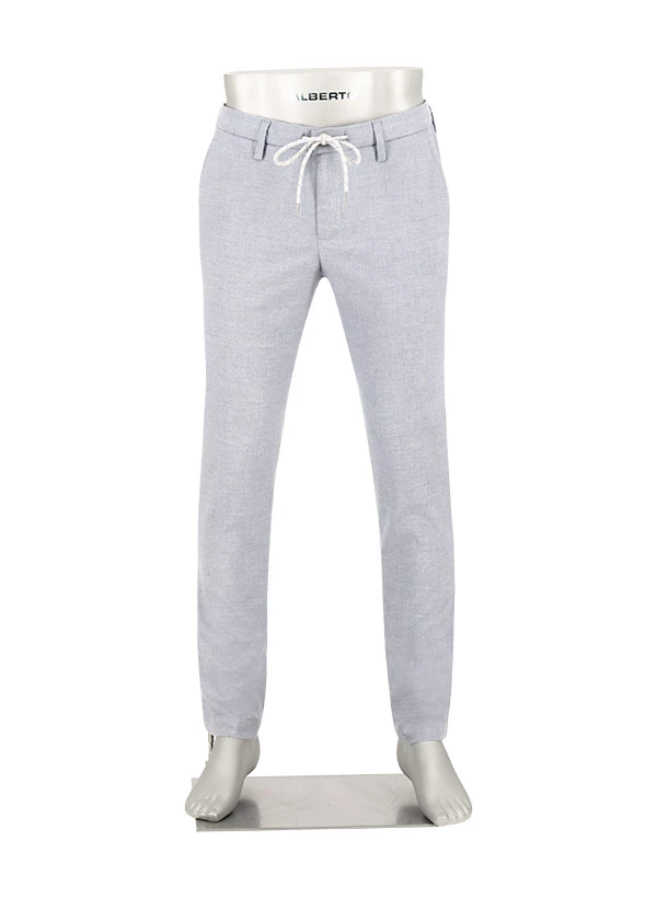 Alberto, Hose Jump, Slim Fit, Mikrofaser-Stretch, Hellblau 3 Alberto, Hose Jump, Slim Fit, Mikrofaser-Stretch, Hellblau