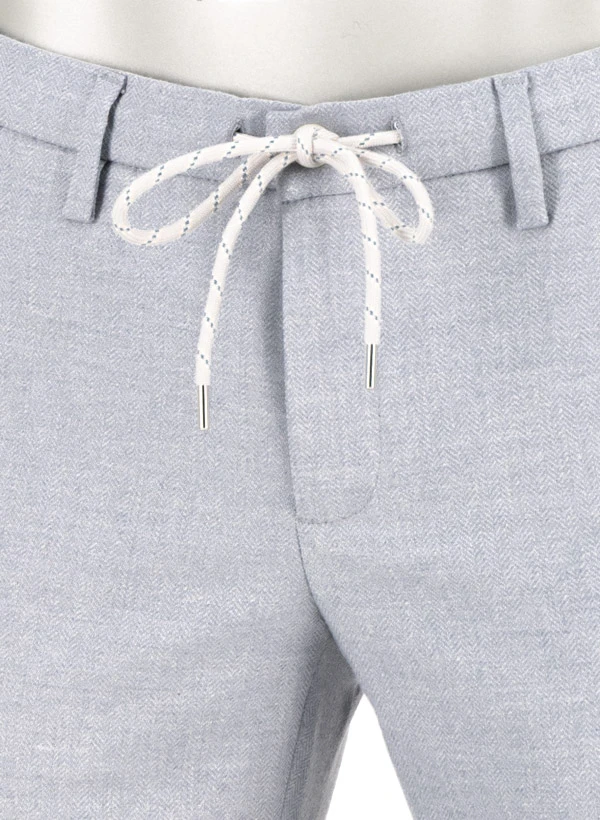 Alberto, Hose Jump, Slim Fit, Mikrofaser-Stretch, Hellblau 7 Alberto, Hose Jump, Slim Fit, Mikrofaser-Stretch, Hellblau – Bild 5