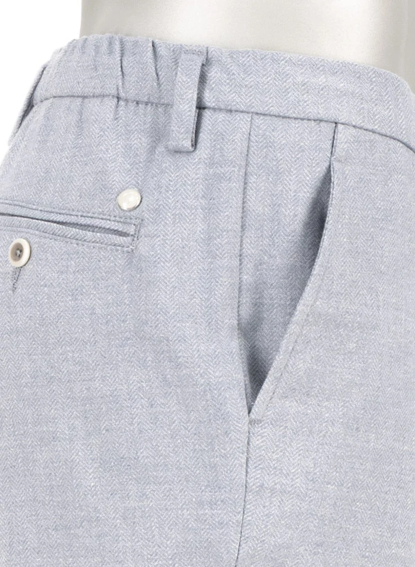 Alberto, Hose Jump, Slim Fit, Mikrofaser-Stretch, Hellblau 8 Alberto, Hose Jump, Slim Fit, Mikrofaser-Stretch, Hellblau – Bild 6