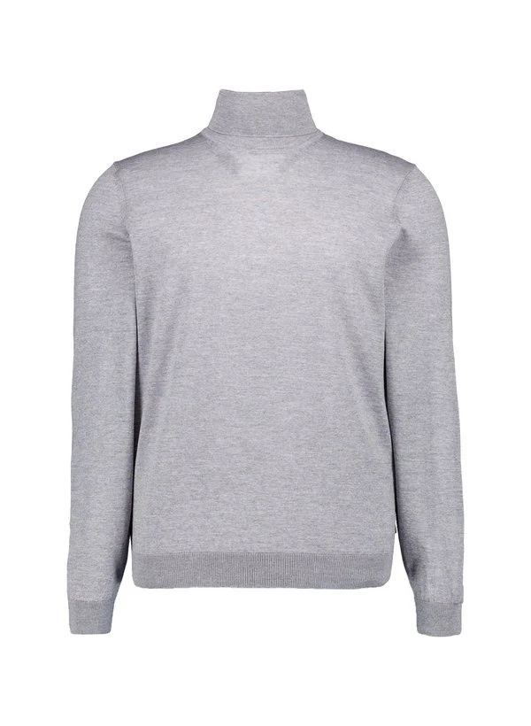 BOSS Black, Rollkragenpullover, Schurwolle, Silber 3 BOSS Black, Rollkragenpullover, Schurwolle, Silber