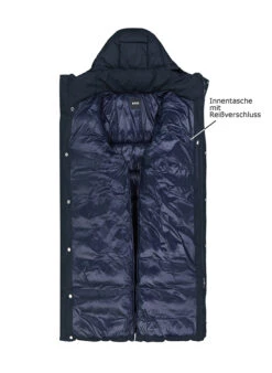 BOSS Black, Steppparka Cenuto, Mikrofaser Wasserebweisend, Dunkelblau 7 BOSS Black, Steppparka Cenuto, Mikrofaser Wasserebweisend, Dunkelblau -Herrenausstatter Geschaft 452270 norm3