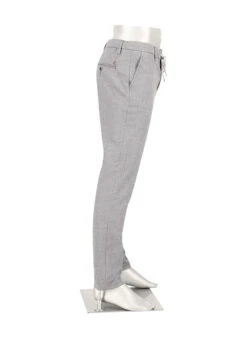 Alberto, Hose Jump, Slim Fit, Mikrofaser-Stretch, Grau -Herrenausstatter Geschaft 452287 norm2