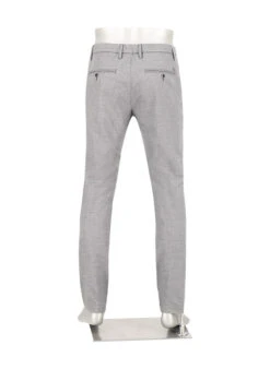 Alberto, Hose Jump, Slim Fit, Mikrofaser-Stretch, Grau -Herrenausstatter Geschaft 452287 norm3