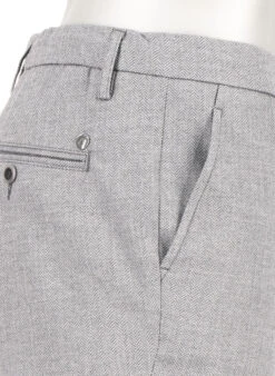 Alberto, Hose Jump, Slim Fit, Mikrofaser-Stretch, Grau -Herrenausstatter Geschaft 452287 norm5