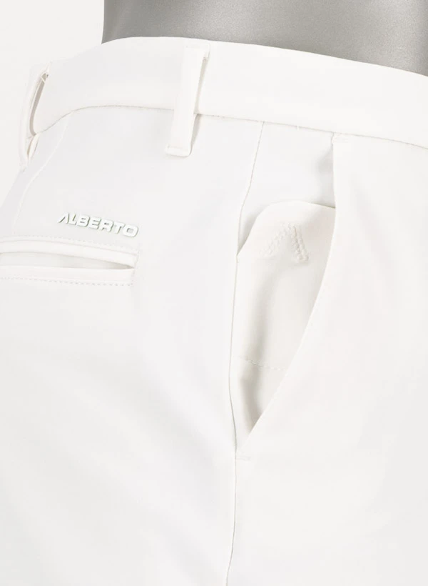Alberto Golf, Golfhose Ian, Slim Fit, FX4 DRY Cooler®, Weiß 8 Alberto Golf, Golfhose Ian, Slim Fit, FX4 DRY Cooler®, Weiß – Bild 6