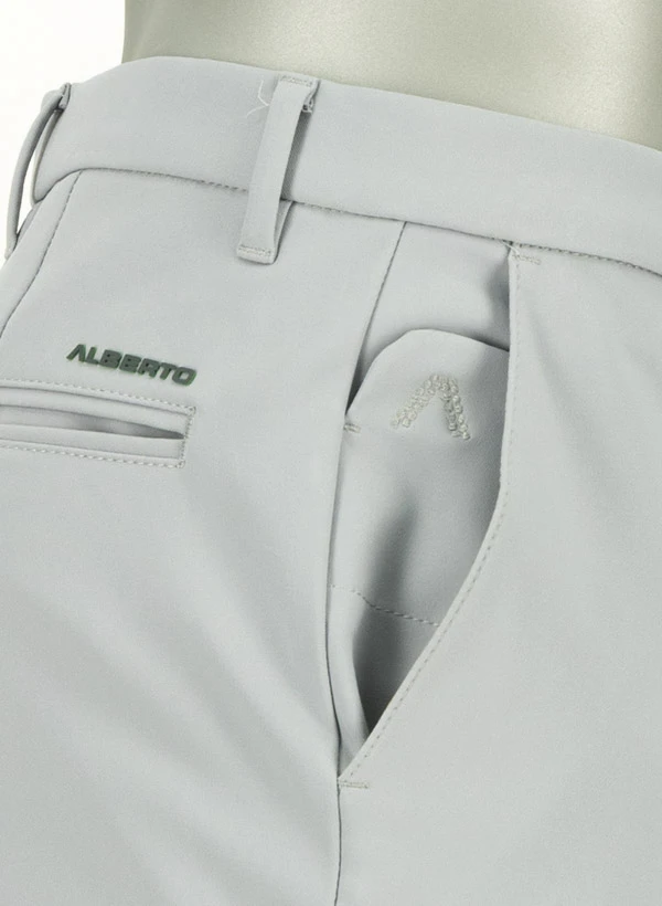 Alberto Golf, Golfhose Ian, Slim Fit, FX4 DRY Cooler®, Hellgrau 8 Alberto Golf, Golfhose Ian, Slim Fit, FX4 DRY Cooler®, Hellgrau – Bild 6