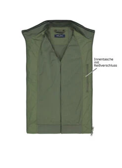 Fred Perry, Blouson, Mikrofaser Wasserabweisend, Grün -Herrenausstatter Geschaft 452310 norm3