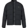 Fred Perry, Steppjacke, Mikrofaser, Schwarz -Herrenausstatter Geschaft 452312 norm