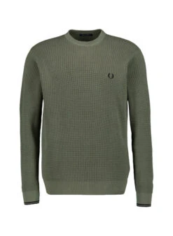 Fred Perry, Pullover, Baumwolle, Grün