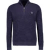 Fred Perry, Troyer, Baumwolle, Navy -Herrenausstatter Geschaft 452326 norm