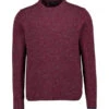 MAERZ Muenchen, Pullover, Merinowolle Extrafein, Rot Meliert 2 MAERZ Muenchen, Pullover, Merinowolle Extrafein, Rot Meliert -Herrenausstatter Geschaft 452330 norm