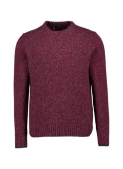 MAERZ Muenchen, Pullover, Merinowolle Extrafein, Rot Meliert