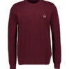 Fred Perry, Pullover, Baumwolle, Bordeaux -Herrenausstatter Geschaft 452332 norm