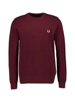 Fred Perry, Pullover, Baumwolle, Bordeaux