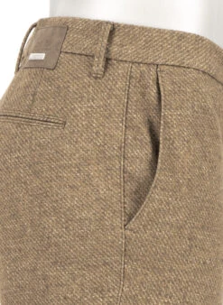 Alberto, Hose Rob, Slim Fit, Jersey, Braun-beige-ocker Gemustert 14 Alberto, Hose Rob, Slim Fit, Jersey, Braun-beige-ocker Gemustert -Herrenausstatter Geschaft 452340 norm5