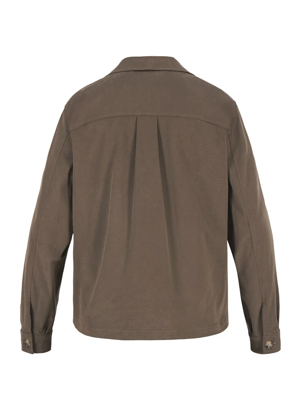 BOSS Black, Overshirt, Relaxed Fit, Baumwoll-Stretch, Braun 4 BOSS Black, Overshirt, Relaxed Fit, Baumwoll-Stretch, Braun – Bild 2