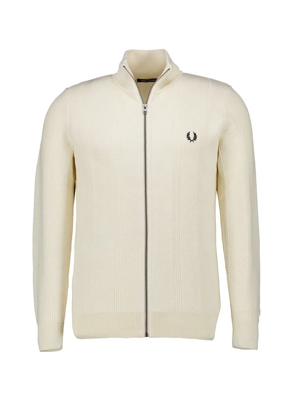 Fred Perry, Cardigan, Baumwolle, Ecru 3 Fred Perry, Cardigan, Baumwolle, Ecru