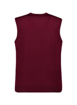 MAERZ Muenchen, Pullunder, Merinowolle Waschbar, Dunkellila -Herrenausstatter Geschaft 452445 norm2