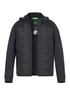 BOSS Green, Jacke T-Down, Mikrofaser, Schwarz