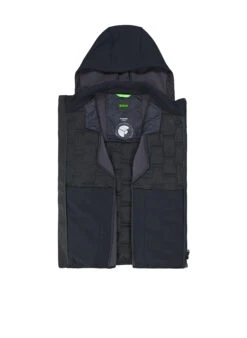 BOSS Green, Jacke T-Down, Mikrofaser, Schwarz -Herrenausstatter Geschaft 452451 norm3