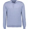 Gran Sasso, Pullover, Merinowolle Extrafein, Blau -Herrenausstatter Geschaft 452459 norm