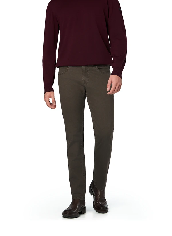 GARDEUR, Hose Bill, Baumwolle, Braun Meliert 3 GARDEUR, Hose Bill, Baumwolle, Braun Meliert