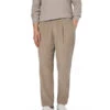 MAERZ Muenchen, Bundfaltenhose, Cord, Dunkelbeige -Herrenausstatter Geschaft 452513 norm
