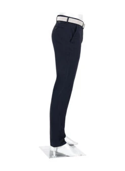 Alberto, Chino Lou, Regular Fit, Baumwolle, Navy Meliert 10 Alberto, Chino Lou, Regular Fit, Baumwolle, Navy Meliert -Herrenausstatter Geschaft 452560 norm2