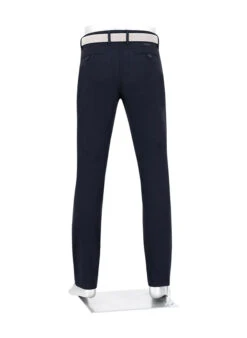 Alberto, Chino Lou, Regular Fit, Baumwolle, Navy Meliert 11 Alberto, Chino Lou, Regular Fit, Baumwolle, Navy Meliert -Herrenausstatter Geschaft 452560 norm3