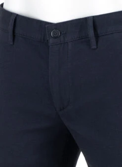 Alberto, Chino Lou, Regular Fit, Baumwolle, Navy Meliert 12 Alberto, Chino Lou, Regular Fit, Baumwolle, Navy Meliert -Herrenausstatter Geschaft 452560 norm4
