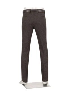 Alberto, Hose Rob, Slim Fit, Jersey, Mokka-salbei-beige Gemustert 12 Alberto, Hose Rob, Slim Fit, Jersey, Mokka-salbei-beige Gemustert -Herrenausstatter Geschaft 452561 norm3