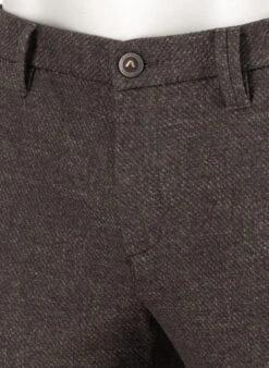 Alberto, Hose Rob, Slim Fit, Jersey, Mokka-salbei-beige Gemustert 13 Alberto, Hose Rob, Slim Fit, Jersey, Mokka-salbei-beige Gemustert -Herrenausstatter Geschaft 452561 norm4