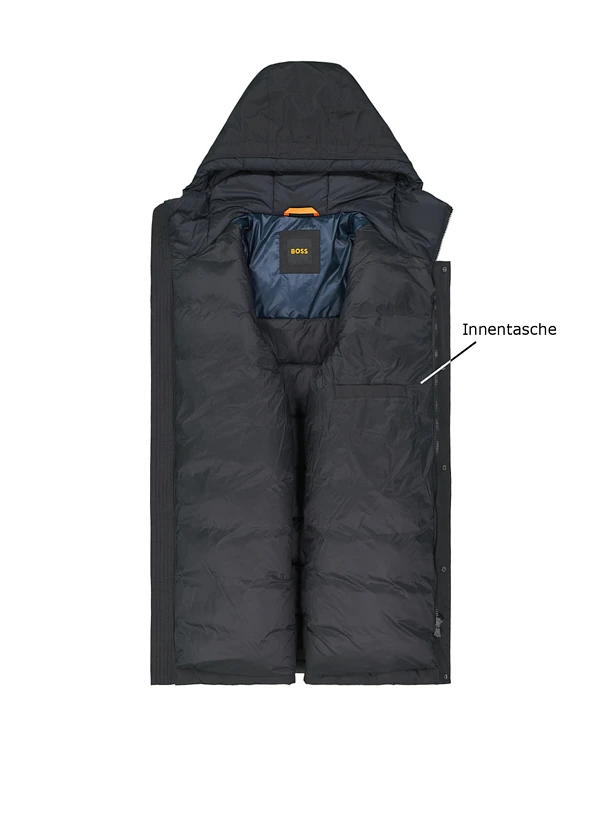 BOSS Orange, Parka Osiass, Mikrofaser Wasserabweisend, Schwarz 5 BOSS Orange, Parka Osiass, Mikrofaser Wasserabweisend, Schwarz – Bild 3