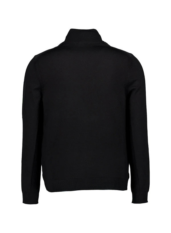 BOSS Green, Sweatjacke Momentum, Wolle-Mikrofaser, Schwarz 5 BOSS Green, Sweatjacke Momentum, Wolle-Mikrofaser, Schwarz – Bild 3