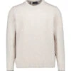 MAERZ Muenchen, Pullover, Merinowolle Extrafein, Greige Meliert 2 MAERZ Muenchen, Pullover, Merinowolle Extrafein, Greige Meliert -Herrenausstatter Geschaft 452866 norm